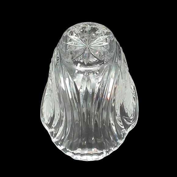 Vtg Floral Etched Crystal Open Candy Dish Bowl 3.5 in - Picture 11 of 16